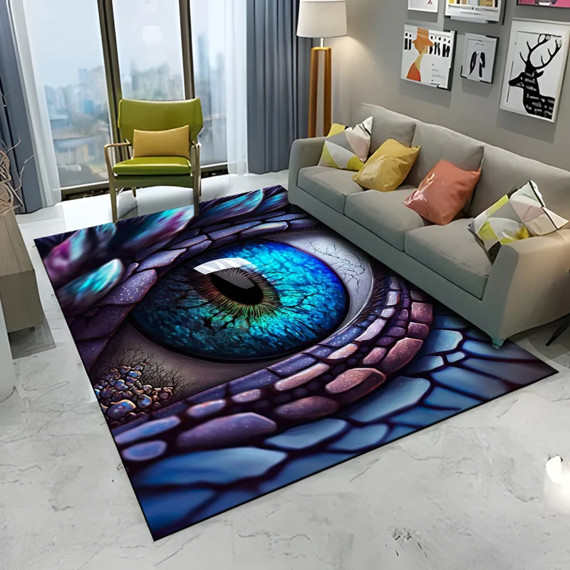 15 Size Eyes Pupil Pattern Rug Carpet for Living Room Bathroom Mat Creative Doormat Carpet for Bedroom Home Decor Tapete De Sala