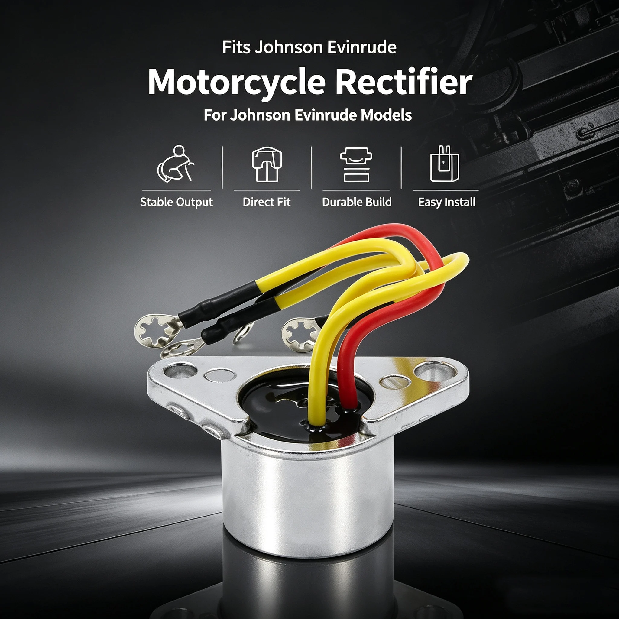 Voltage Regulator Rectifier For Johnson Evinrude 55 60 5 6 48 8 50 15 20 25 28 30 35 40 45 HP 173692 581366 581778 582304 583940