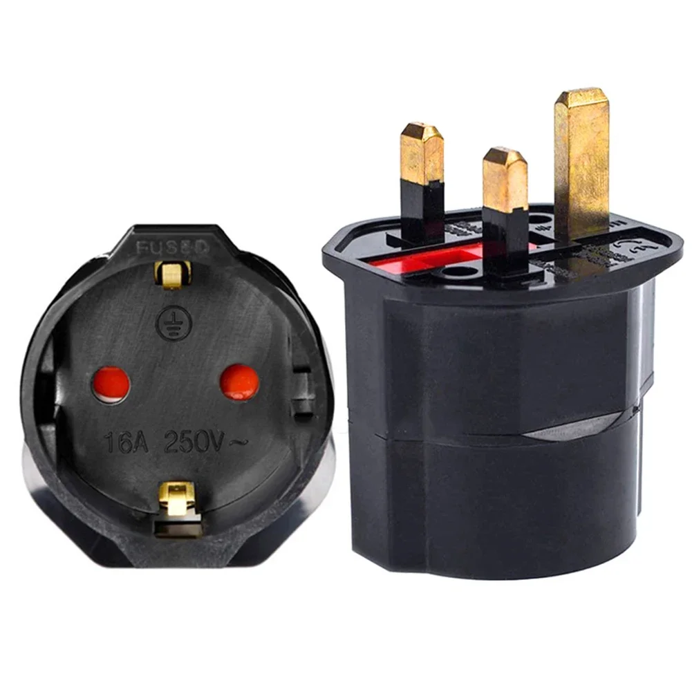 13A 250V EU Euro 2 Pin zu UK 3 Pin Stecker AC Universal Adapter Reise Konverter Europäischen für Elektrische Produkte Export