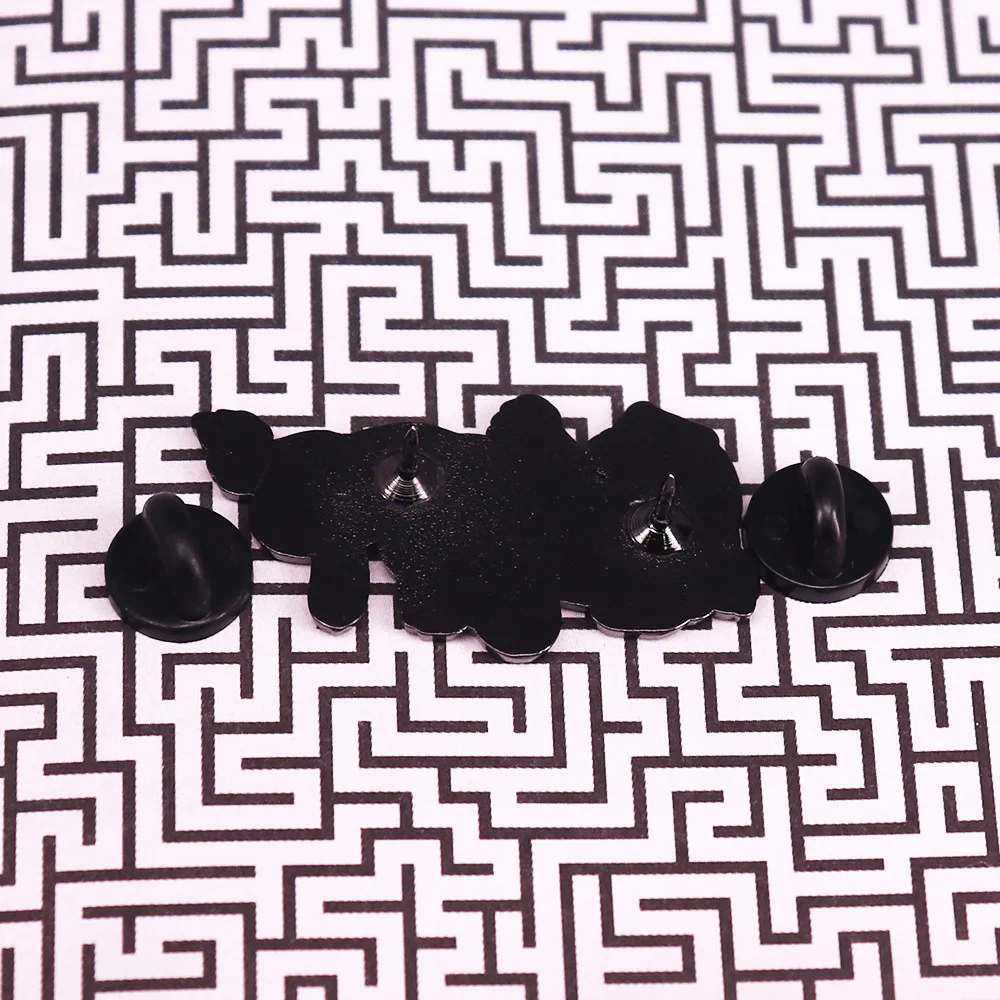 Chinese Zodiac Tiger Enamel Pin Fashion Wild Animal Brooch for Jacket Lapel Badge Jewelry Gift