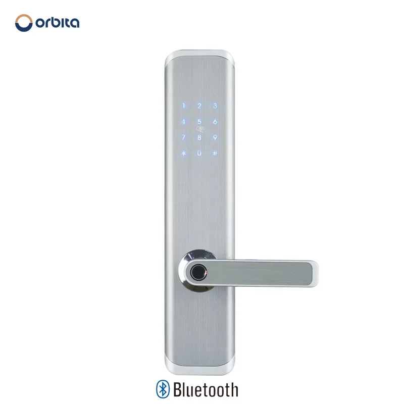 2022 venda quente tt lock wifi app fechadura da porta inteligente eletrônico impressão digital maçaneta da porta digital keyless lock para casa inteligente