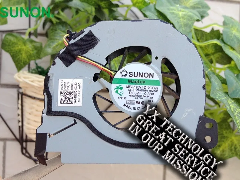 For SUNON New and MF75120V1-C120-G99 05N1F0 notebook cooling fan 5V 0.38A