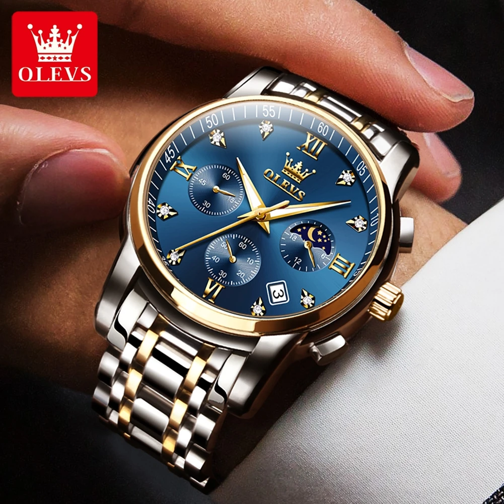 New Men Watche Luxury Brand Waterproof Calendar Diver Watch Quartz Movement Fashion Multifunction Wrist Watch For Replica Watch