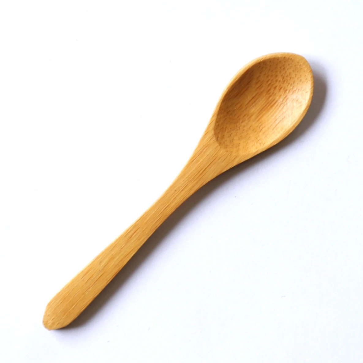 

Wholesale Eco Friendly High temperature resistance bamboo spoon for infant Good Sharp spoon handle bamboo spoon for face cream