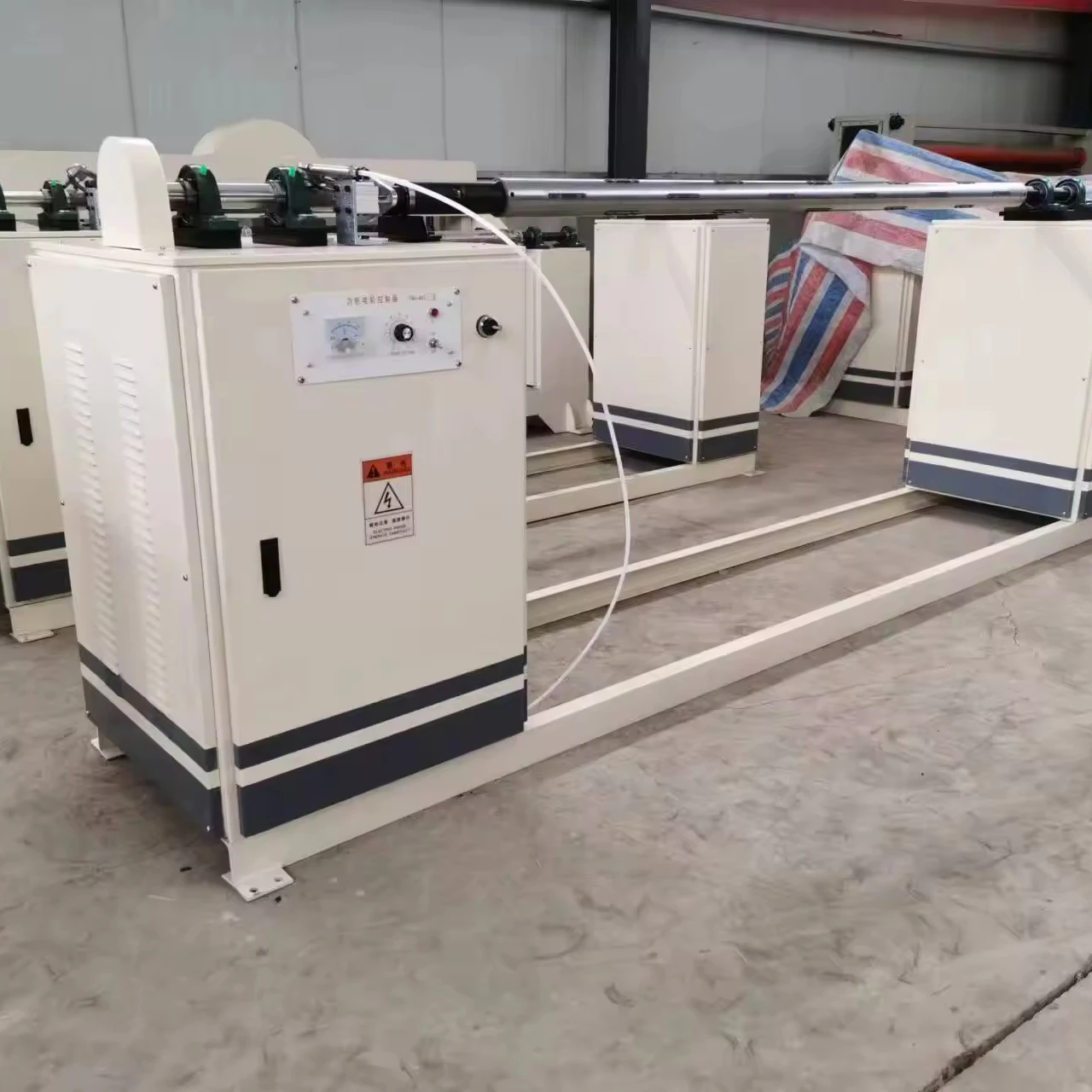 

2 ply corrugated cardboard rewinding machine single faced board rewinder