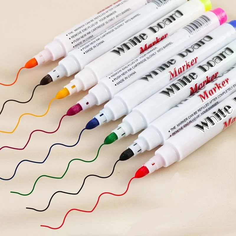 4/8/12Pcs Magical Water Painting Pen Floating Doodle Whiteboard Markers Kids Toys DIY Drawing Early Education Art Supplies