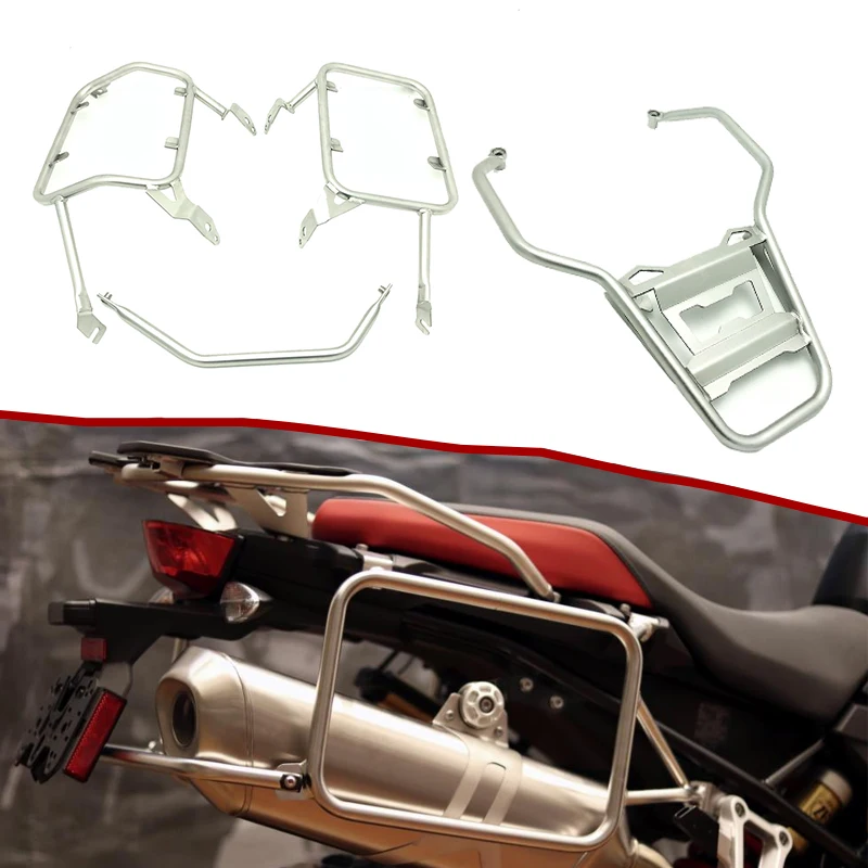 Side Pannier Rack For BMW F850GS F750GS Top Case Saddlebag Luggage Box Bracket For BMW F 750 850GS F750 F850 2018-2022 2020 2021