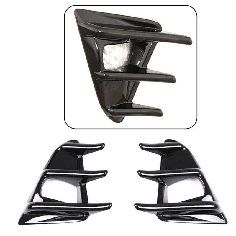 

Fog Light Grille Cover Front Bumper Bezel For Toyota 86 FT86 GT86 ZN6 2016-2020 Black