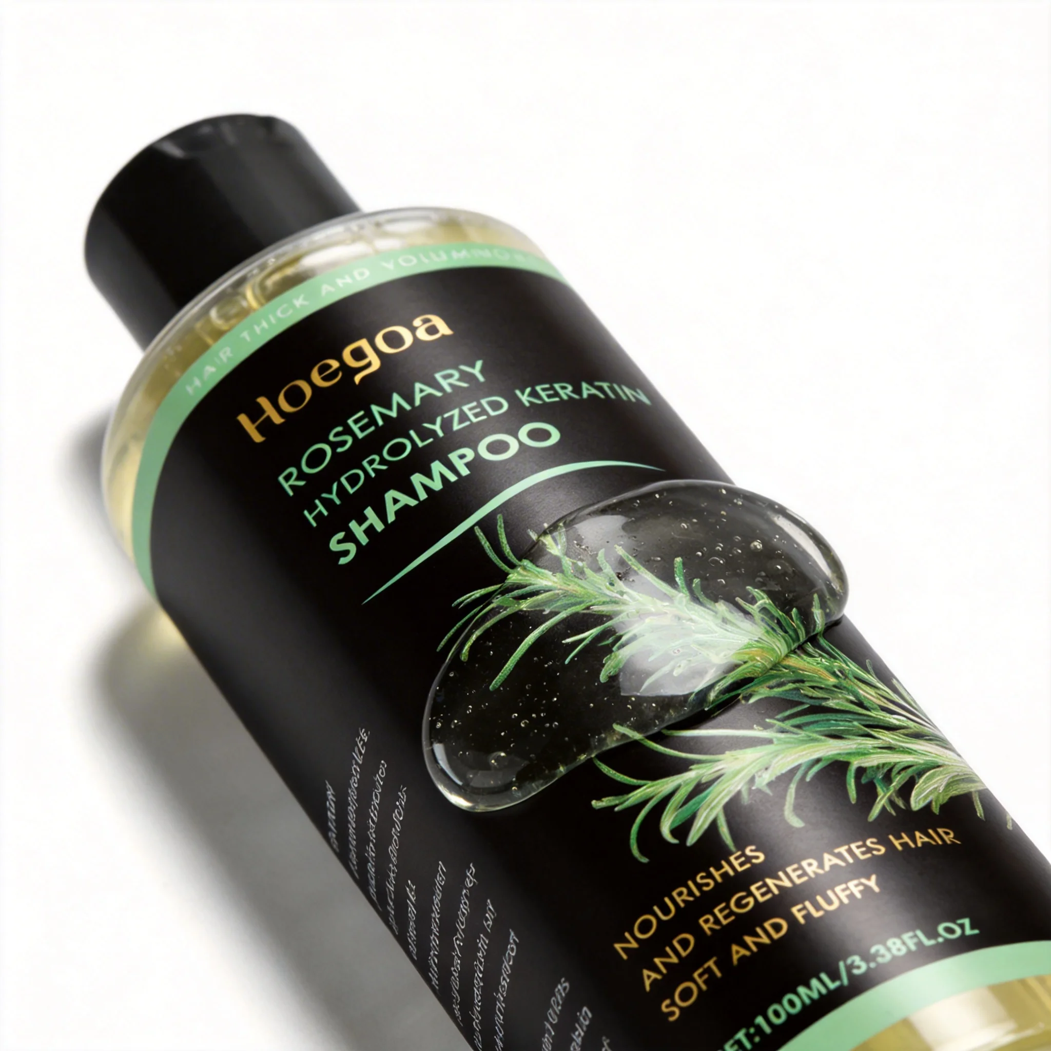 

Oil Control Fluffy Rosemary Shampoo Repair Hair End Split Dry Refreshing Anti Dandruff Soothe Scalp Itch Fine Flat Hair Fluffy