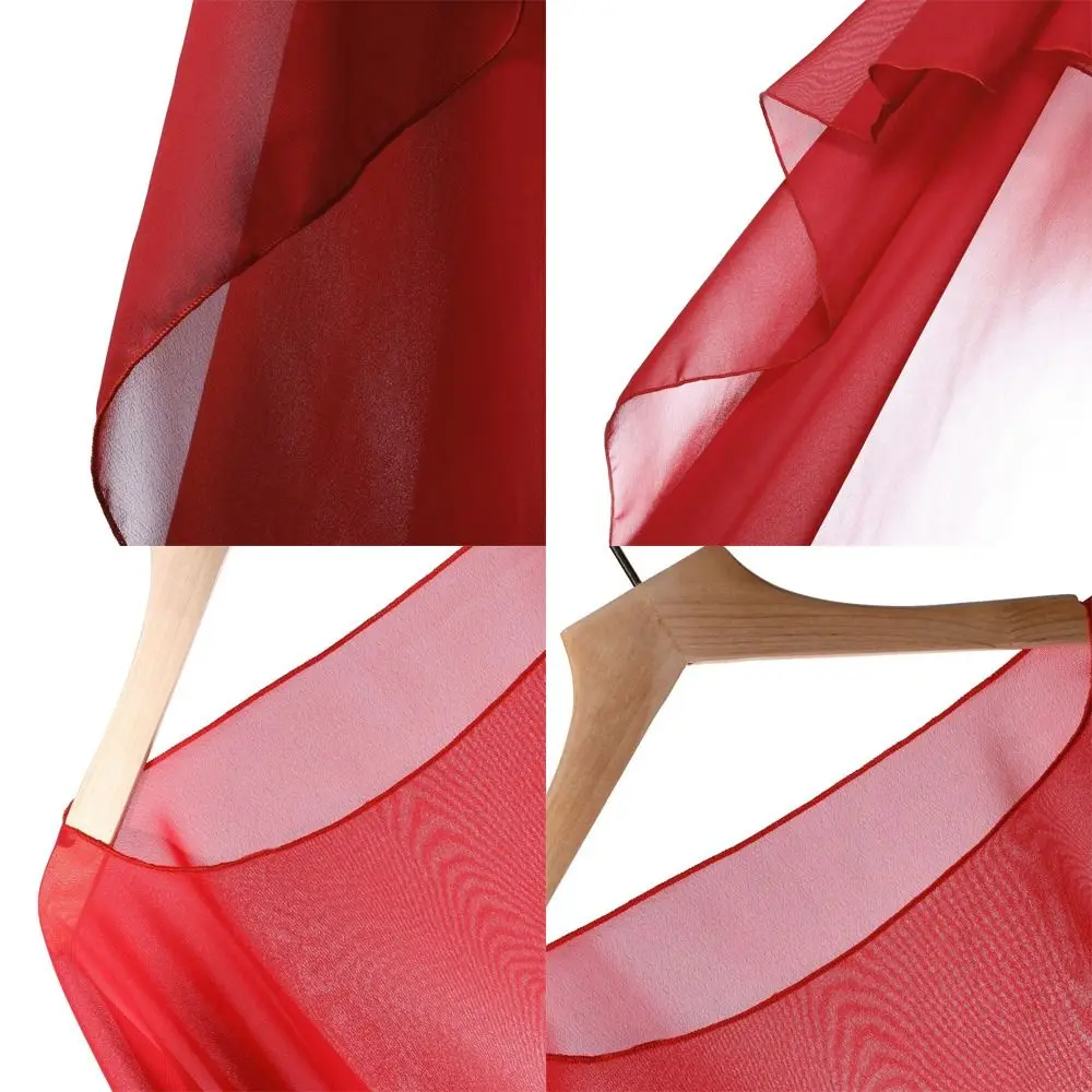 New Fashion Soft Wedding Capes Long Solid Color Wedding Jacket Wraps Evening Cover Up Womens Ladies Beach Shawl view 4
