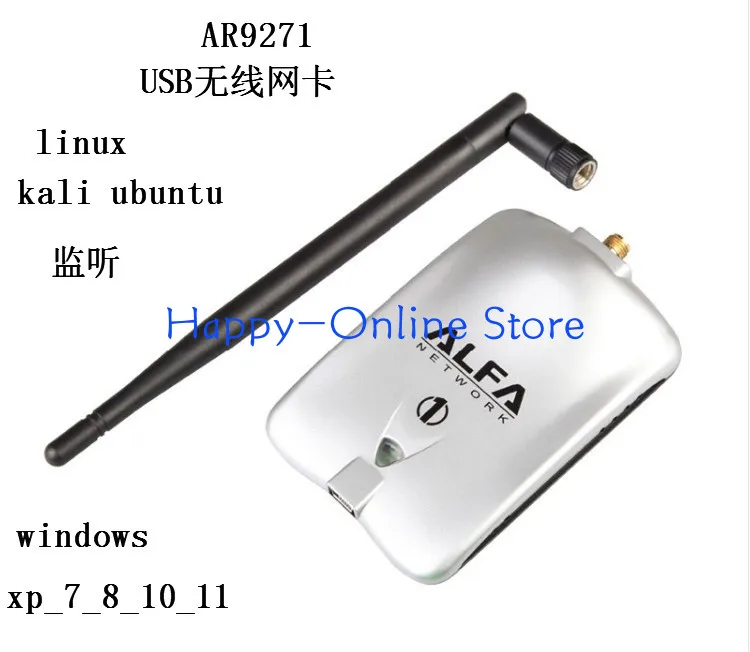 

High-power AR9271 network card AWUS036NHA BT5 Kali Linux Ubuntu Ros Raspberry Pi