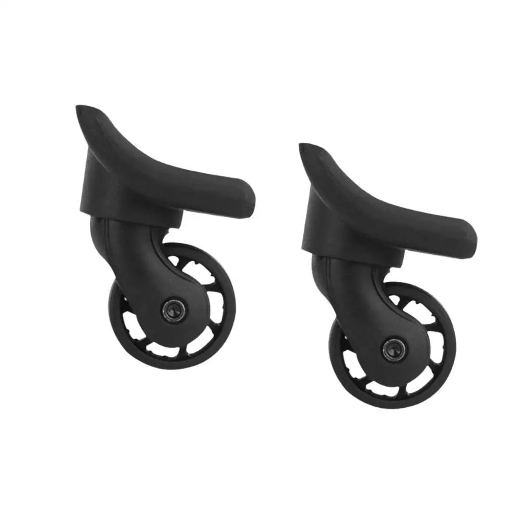 2 ชิ้นกระเป๋าเดินทาง Mute ล้อเปลี่ยน Spinner ล้อล้อสําหรับกระเป๋าเดินทาง