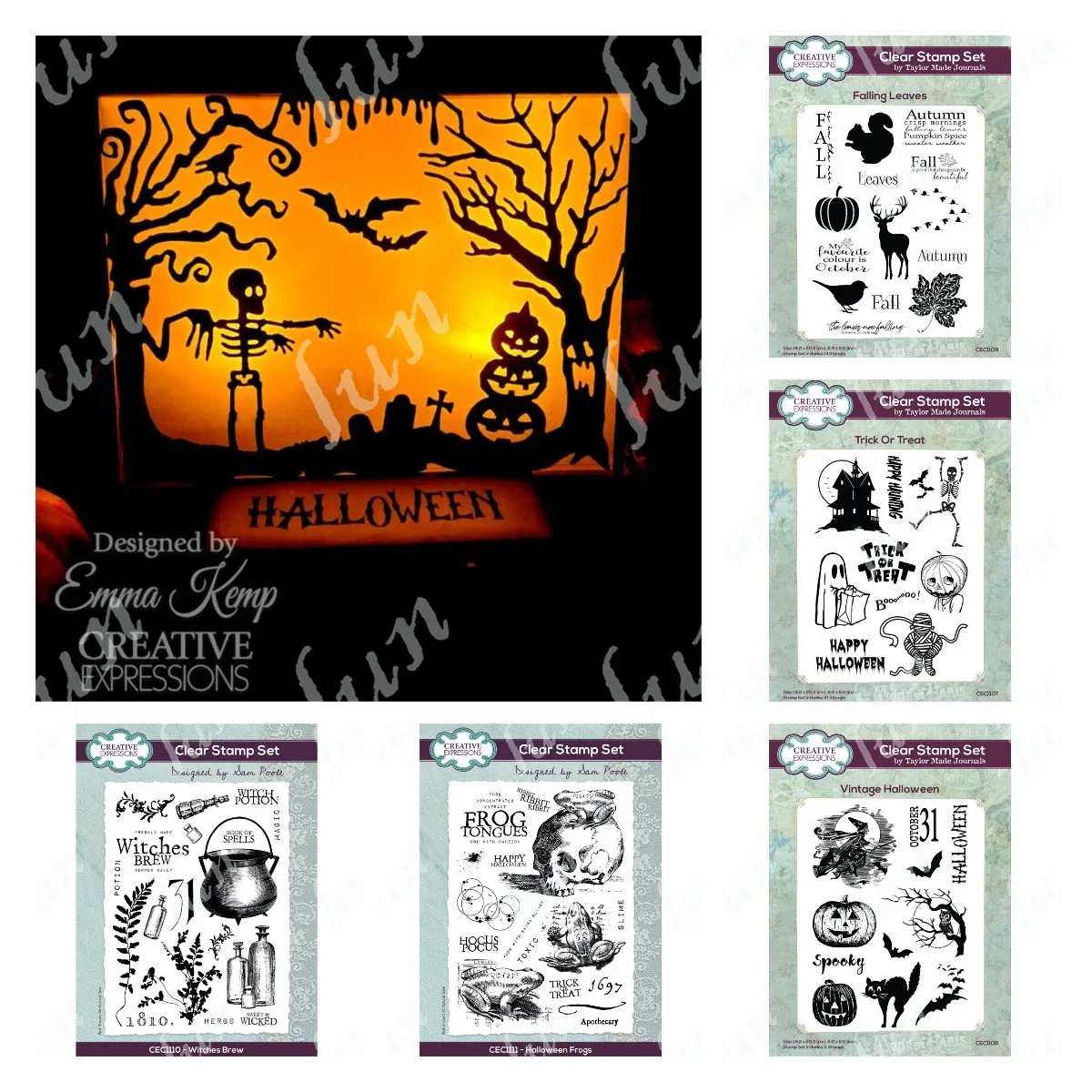 Trick or Treat Sentiment Scrapbooking Stamps 2024 Wax Seal Stamp Set DIY Scrapbooking Album Paper Card Embossed Template