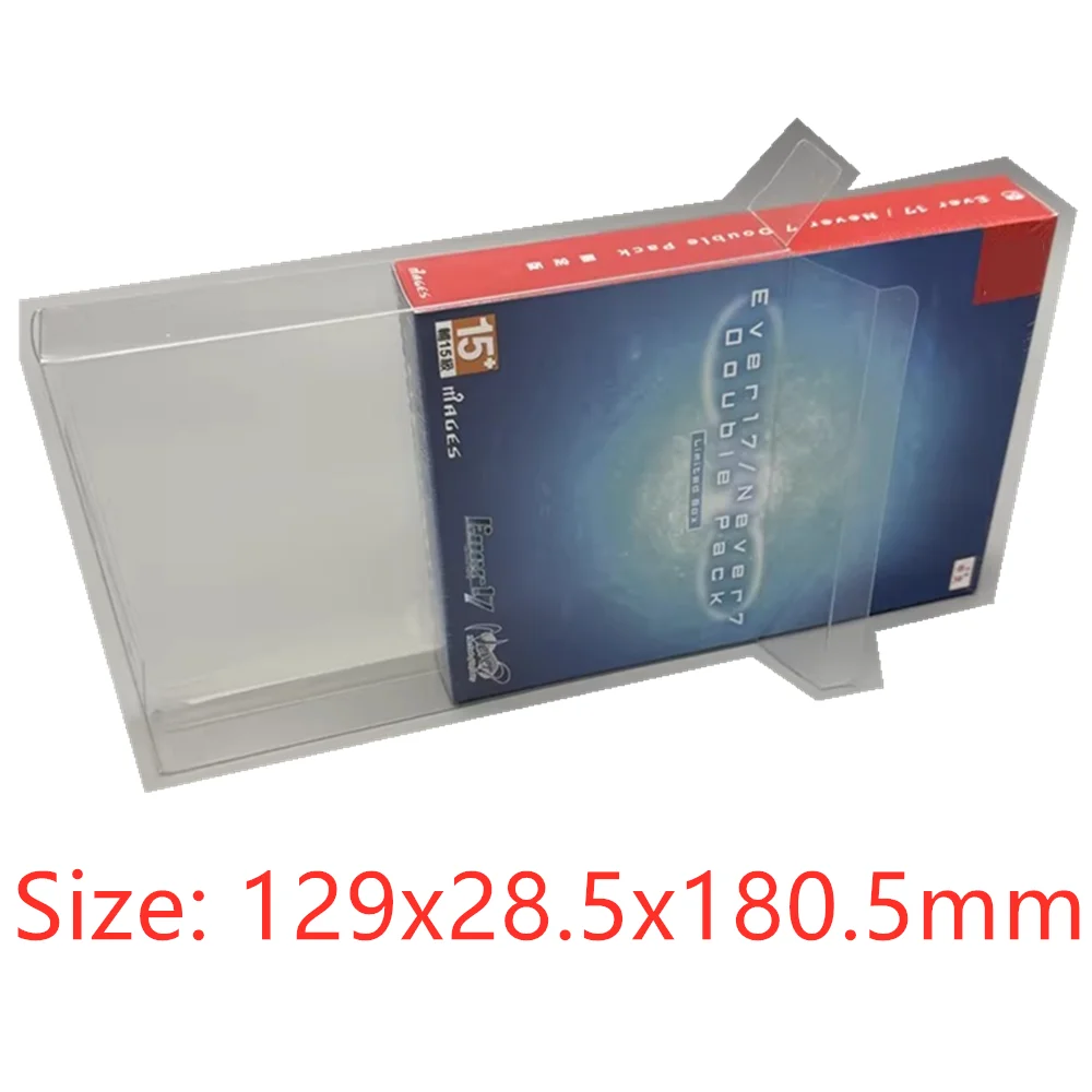 Прозрачная защитная коробка для Ever17/Never7/Nintendo Switch/NS Collect Boxes TEP Storage Game Shell, прозрачный витрина