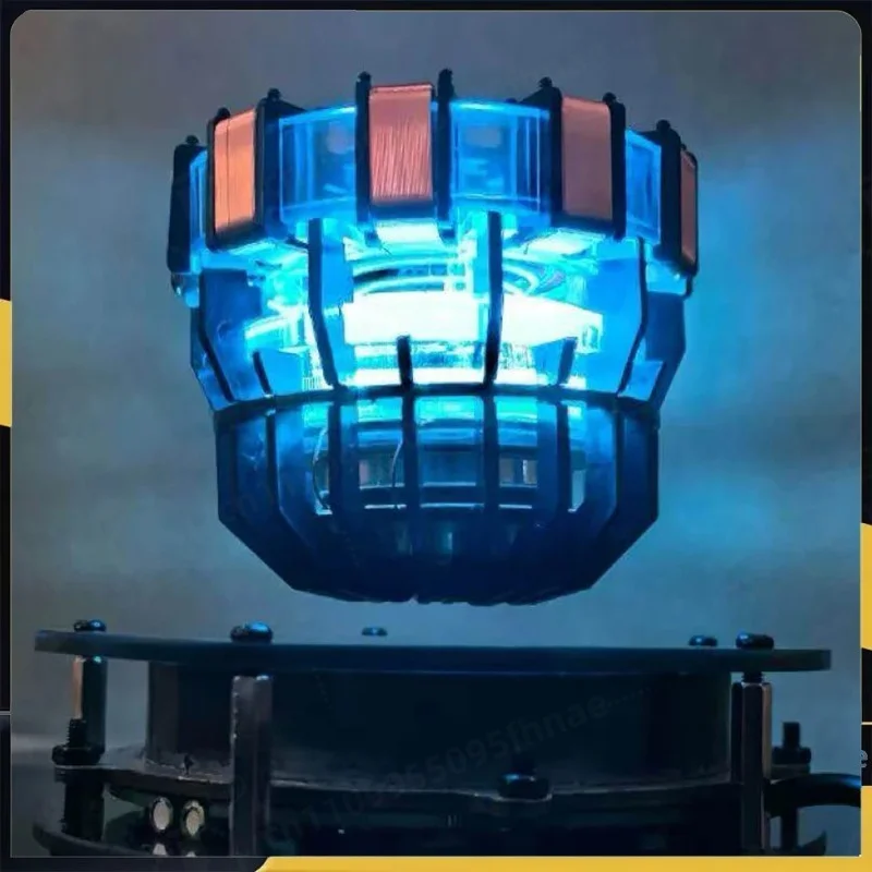 Magnetic Levitation Reactor Module with LED Lights Simulating Movement Magnetic Levitation Display Rack