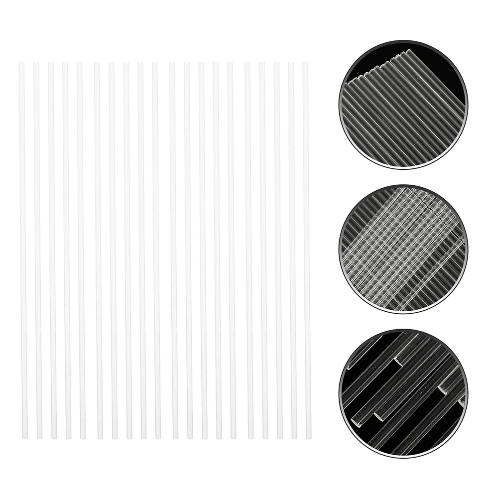 

20pcs Acrylic Support Rod 2Mm Clay For Miniature Gardens Durable Polymer Clay Stick Diy Succulent Miniatures Craft