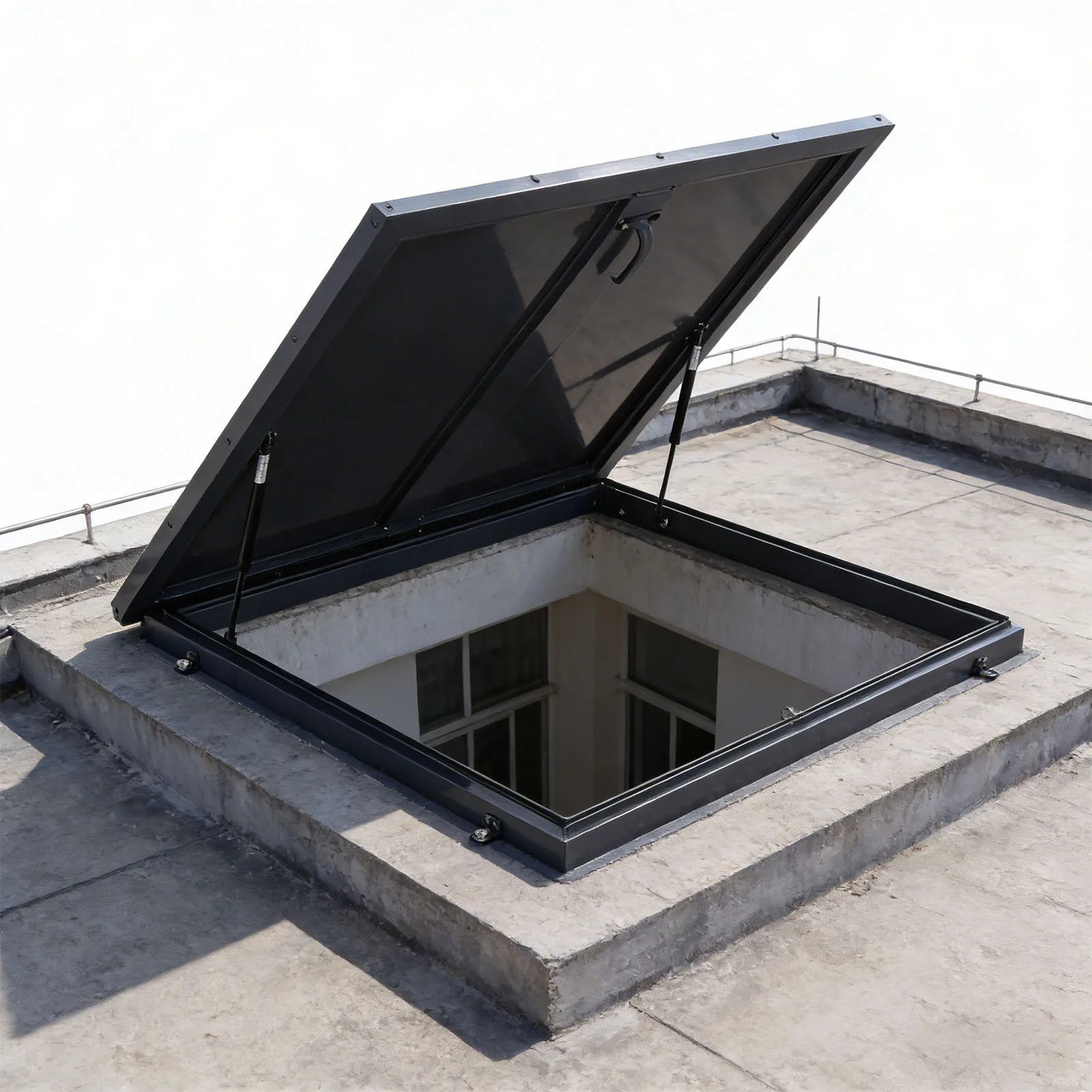 

Ревизиционный люк для доступа на крышу, водонепроницаемый, с алюминиевой рамой, из оцинкованной стали, серый, аварийный, для дома и промышленности