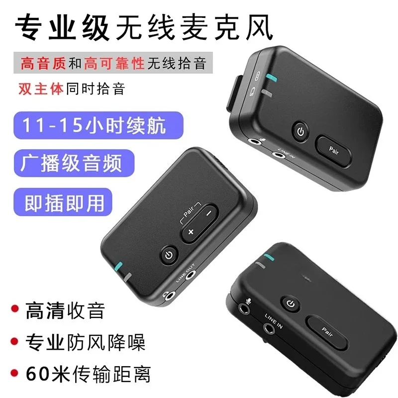 Lavalier Camera for Wireless Microphones Canon Sony Interview Recording