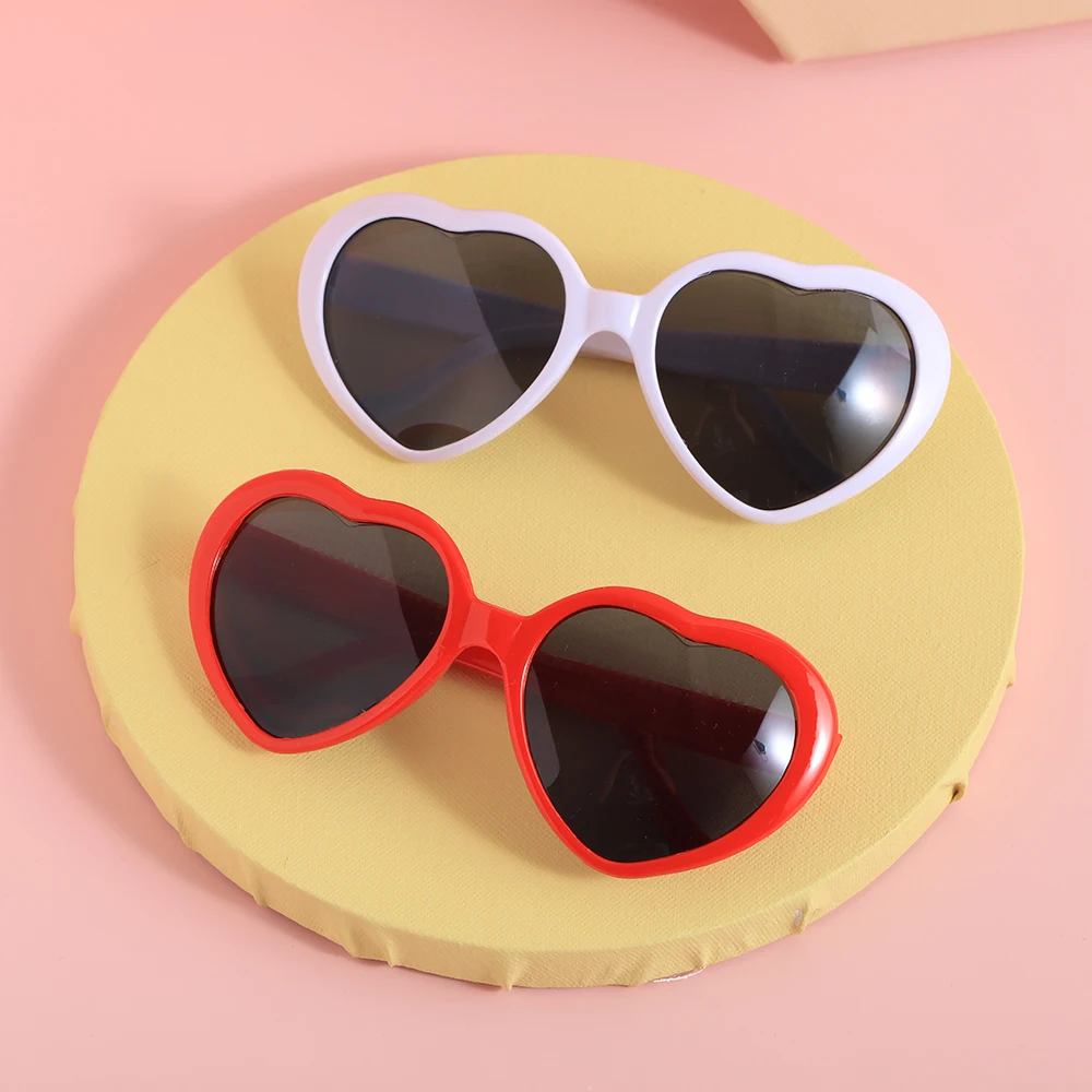Heart-shaped Special Effect Glasses Long-lasting Heart Diffraction Glasses Fashion Durable Lights Become Love Image for Women