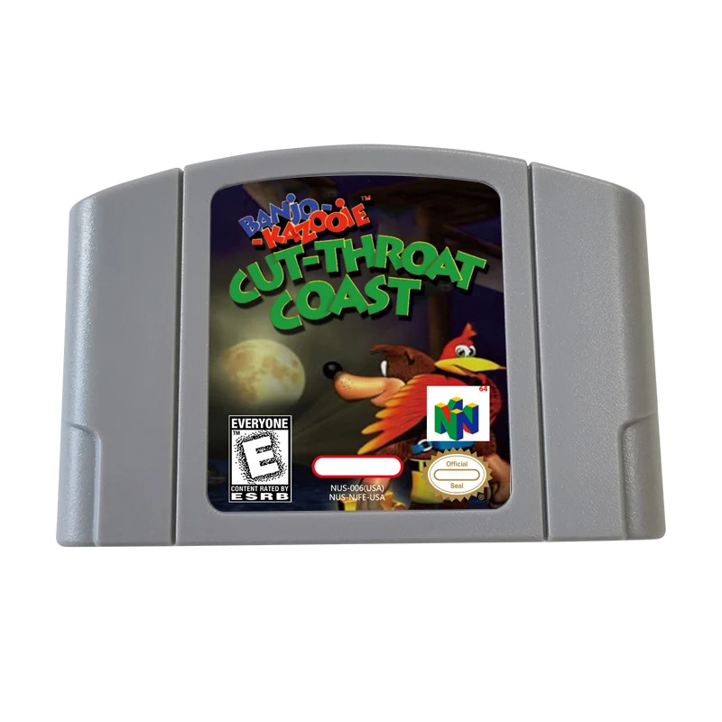 LinkC2 - BANJO KAZOOIE: THE NIGHT BEAR BEFORE CHQRISTMAS, Banjo Kazooie Cut Throat Coast For N64 Games Cartridge NTSC-U