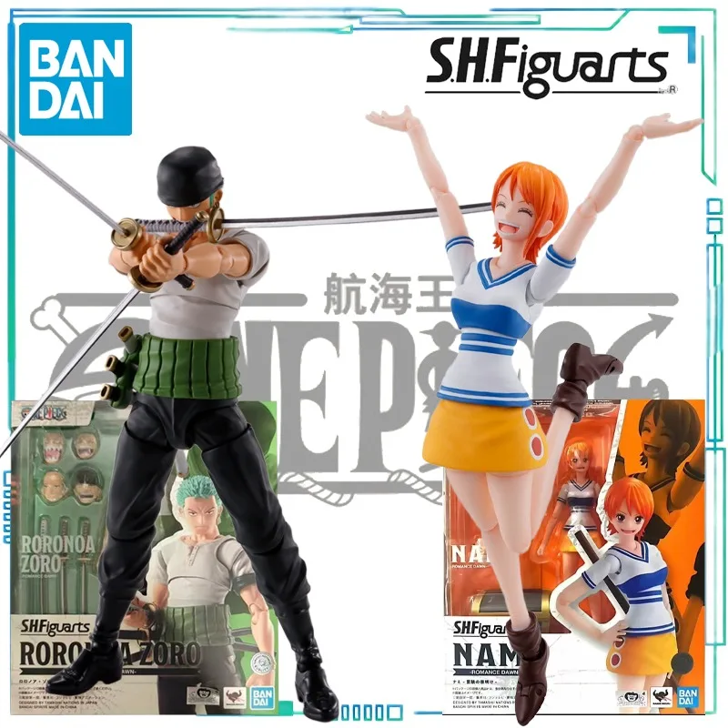 

BANDAI SPIRITS Genuine S.H.Figuarts Series Anime ONE PIECE Nami，Roronoa Zoro Finished Product Movable Model Exquisite Toys