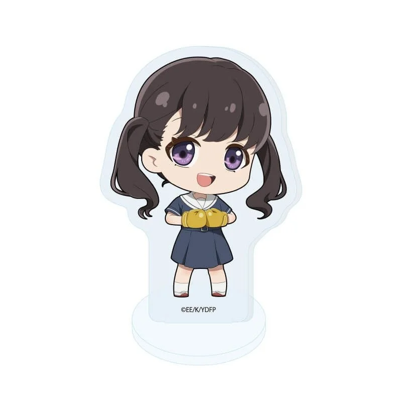Anime Young Ladies Don't Play Fighting Games Mizuki Aya Q-Style Acrylic Stand Model Plate Keychains Desktop Ornament