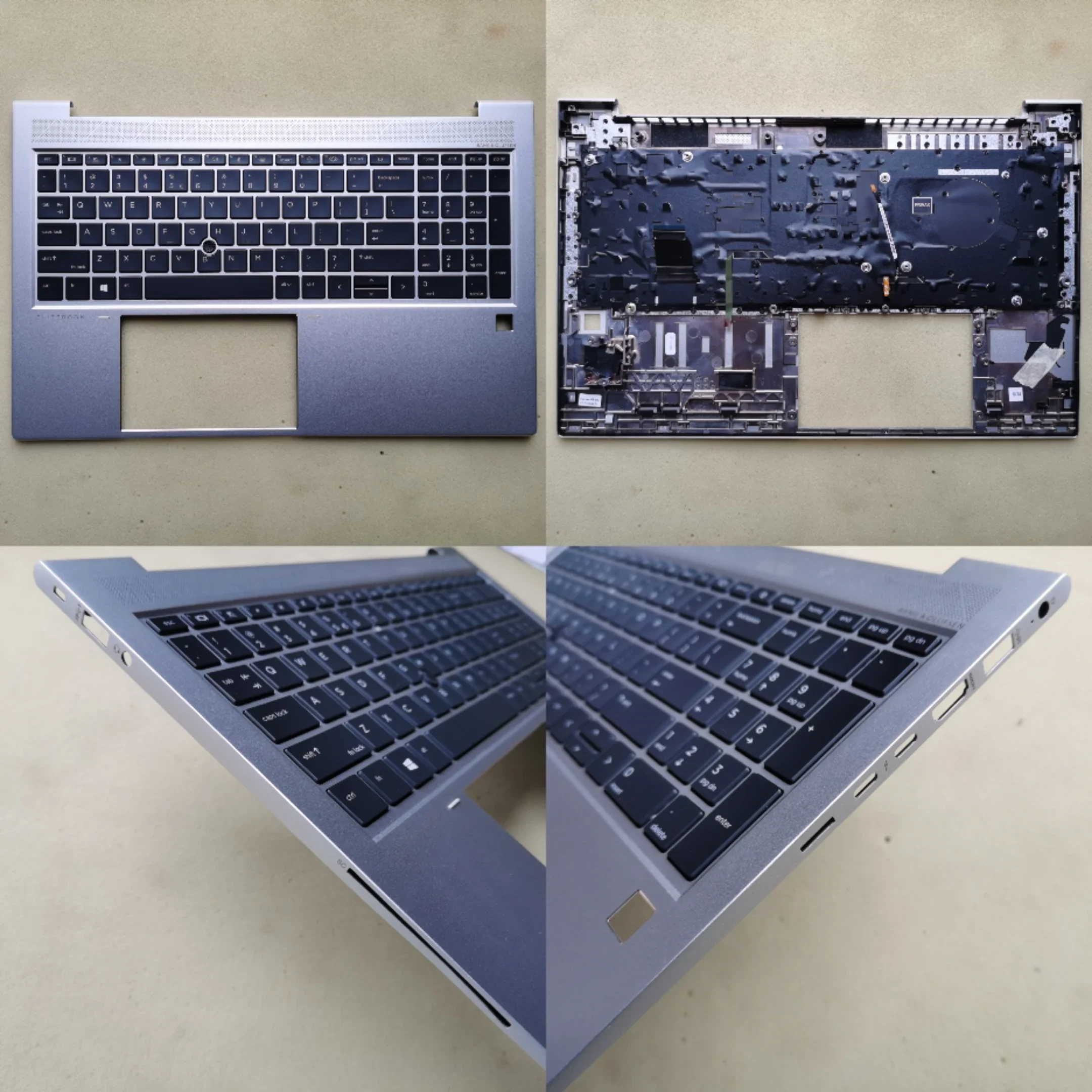 

Новая клавиатура для ноутбука с подсветкой и упором для рук для HP EliteBook 750 755 850 G7 G8