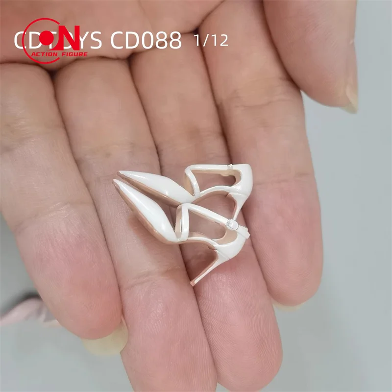 Cdtoys cd088 1/12 salto alto sandálias de salto fino sapatos modelo para 6 ''feminino soldado figura de ação corpo boneca
