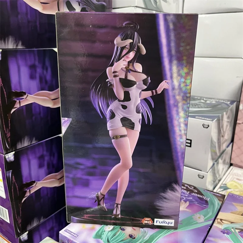 

Оригинальное мини-платье FuRyu Trio-Try-iT с рисунком Overlord Albedo, версия с коровьим принтом. Garage Kit Collection Series Аниме Фигурка игрушки