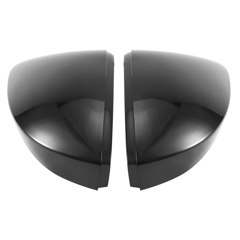 A45f-preto brilhante espelho retrovisor do carro cobre tampas de espelho lateral para skoda octavia mk3 a7 5e 2014-2019 para T-ROC