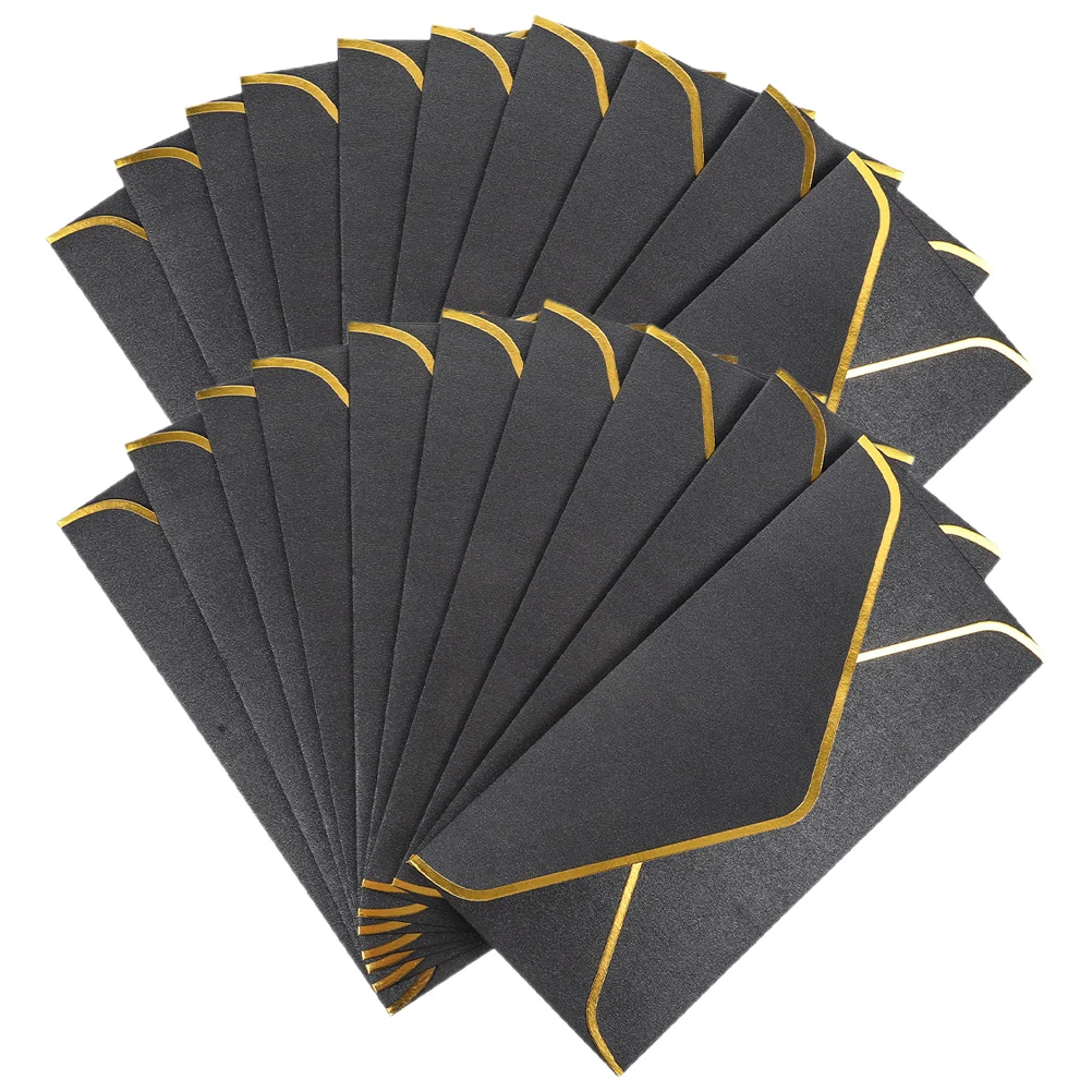 

20 Pcs Vintage V-shaped Flap Envelope Baby Card Envelopes Birthday Invitations Paper Party Supply