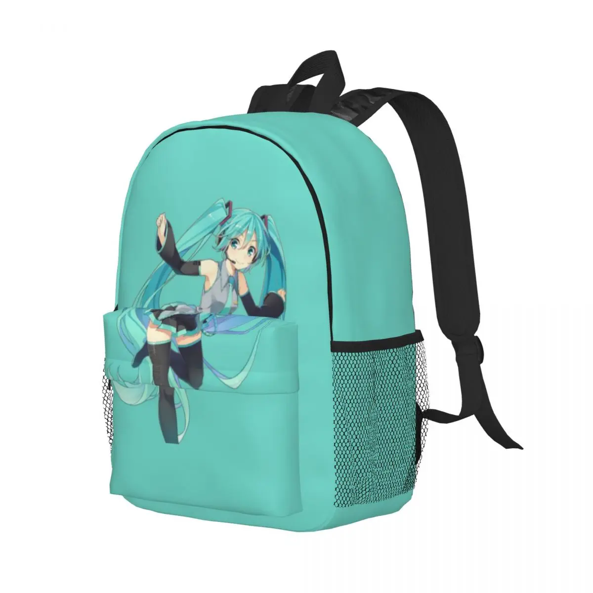 Hatsune miku 15-Zoll-wasserdichter Rucksack-leichte Reisetasche mit mehreren Taschen für die Organisation