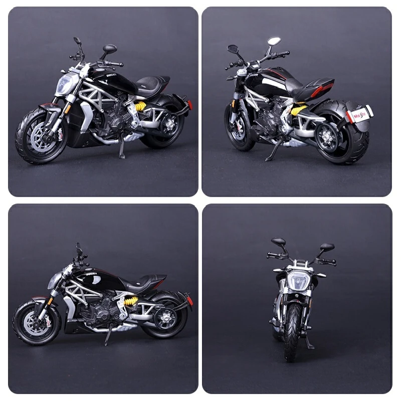 New Product Selling 1: 12 Pressure Control Motorcycle Model Simulation Alloy Car Model Equation Car Toy Collection Birthday Gift