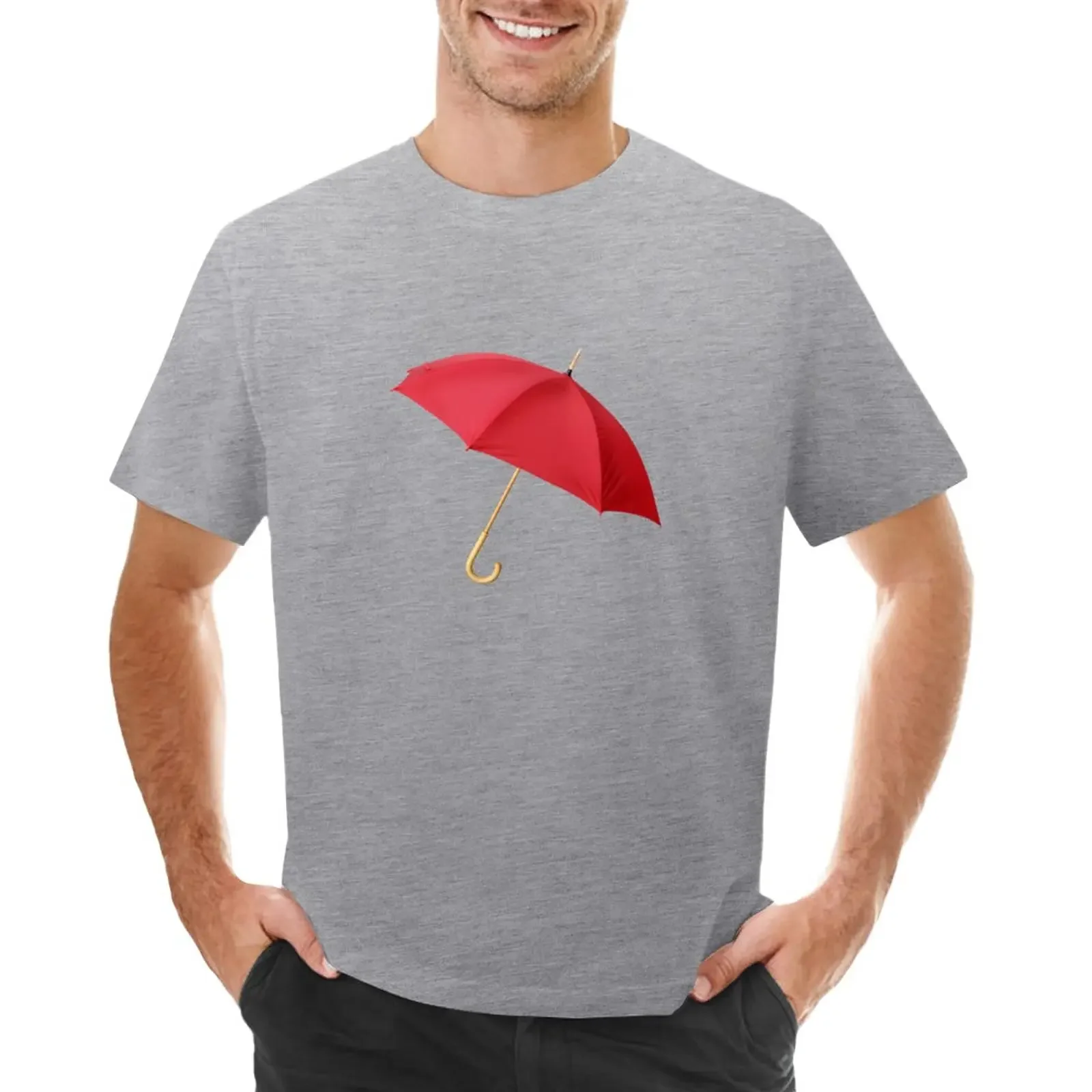 

Red umbrella T-Shirt cute tops tops quick drying heavyweights t shirts for men pack