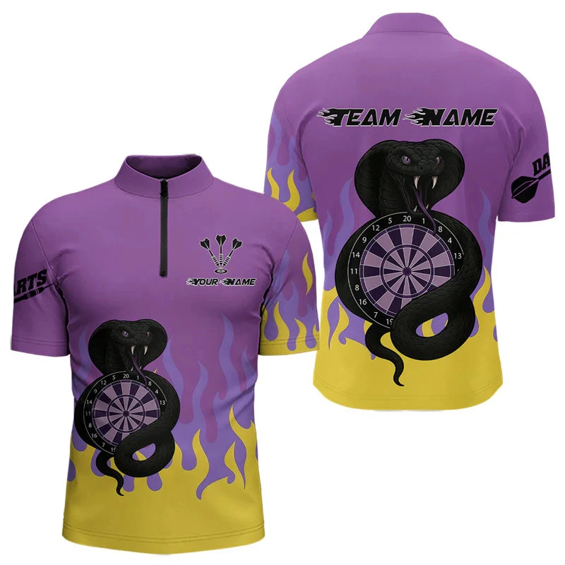 PLstar Cosmos' new personalized 3D printed red dart pattern polo shirt, unisex, casual team throwing sports series -23