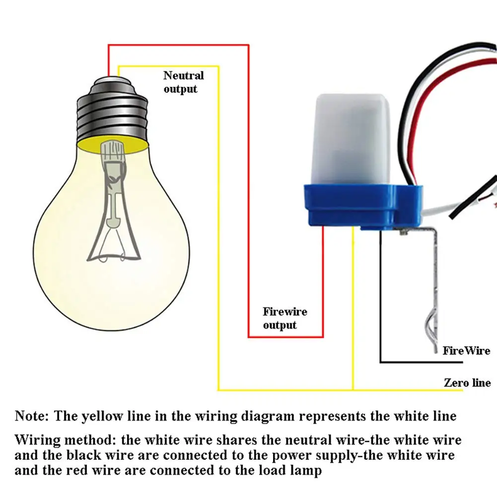 Automatic Auto On Off Photocell street Light Switch DC AC  24V 110V 220V 10A Photo Control Photoswitch Sensor Switch image 4