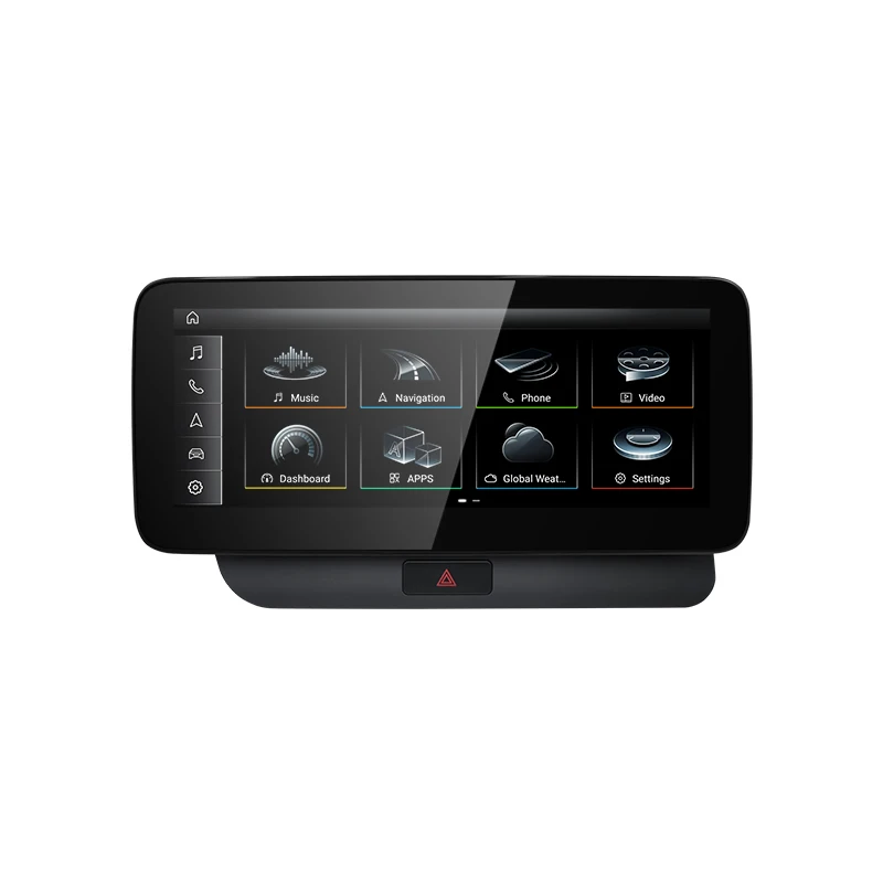 Qualcomm Snapdragon 680 6225 Silvery 2.4GHz Wireless CarPlay Auto for AUDI Q5 Car Multiledia Players Video GPS Navi Bluetooth