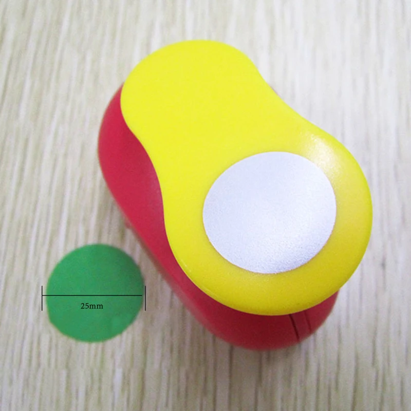 8/15/25/38/50mm Cirkel Ronde Perforator DIY Handgeschept Papier Scrapbooking cutter Tool Ronde Papier Perforator Willekeurige Kleur