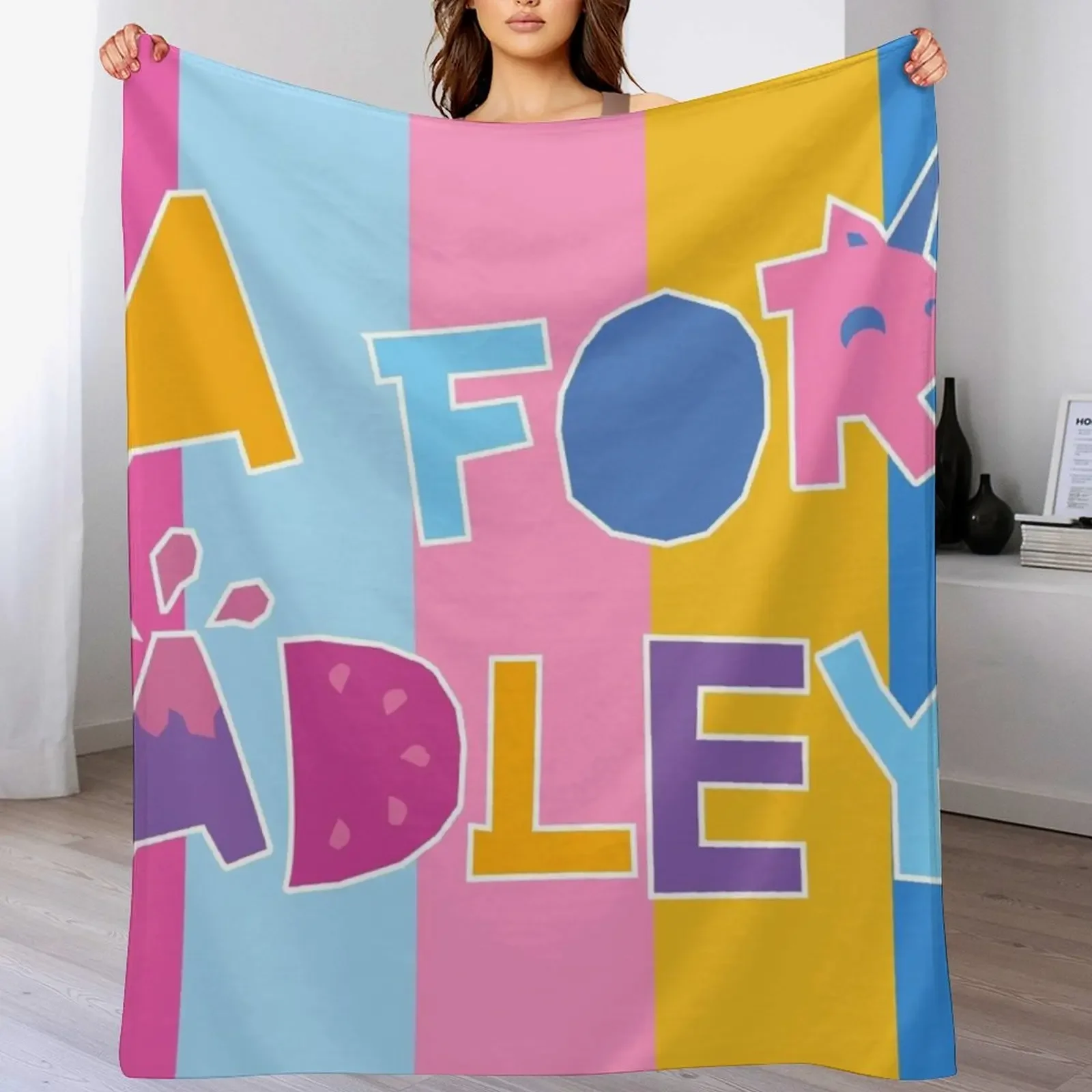 

Not A for not Adley Throw Blanket Travel Size Cozy Blanket for Plane Train