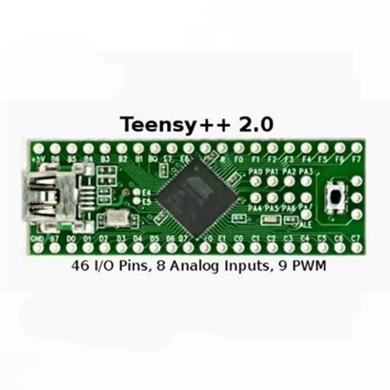 

Плата разработки Tensy 2.0++USB AVR, клавиатура, мышь, экспериментальная плата флэш-накопителя ISP USB AT90USB1286