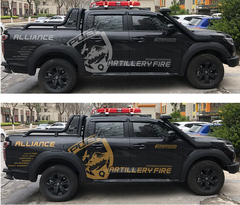 

New Custom Car Stickers FOR RANGER F-150 Hilux Tundra D-MAX NAVARA Pickup Truck Decoration Modified Fashion Off-Road Decal Film