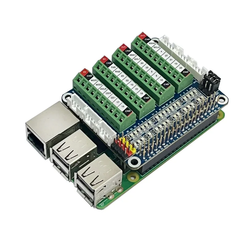 Raspberry Pi PCF8591, плата расширения для датчика, GPIO IO port test ADC/DCA