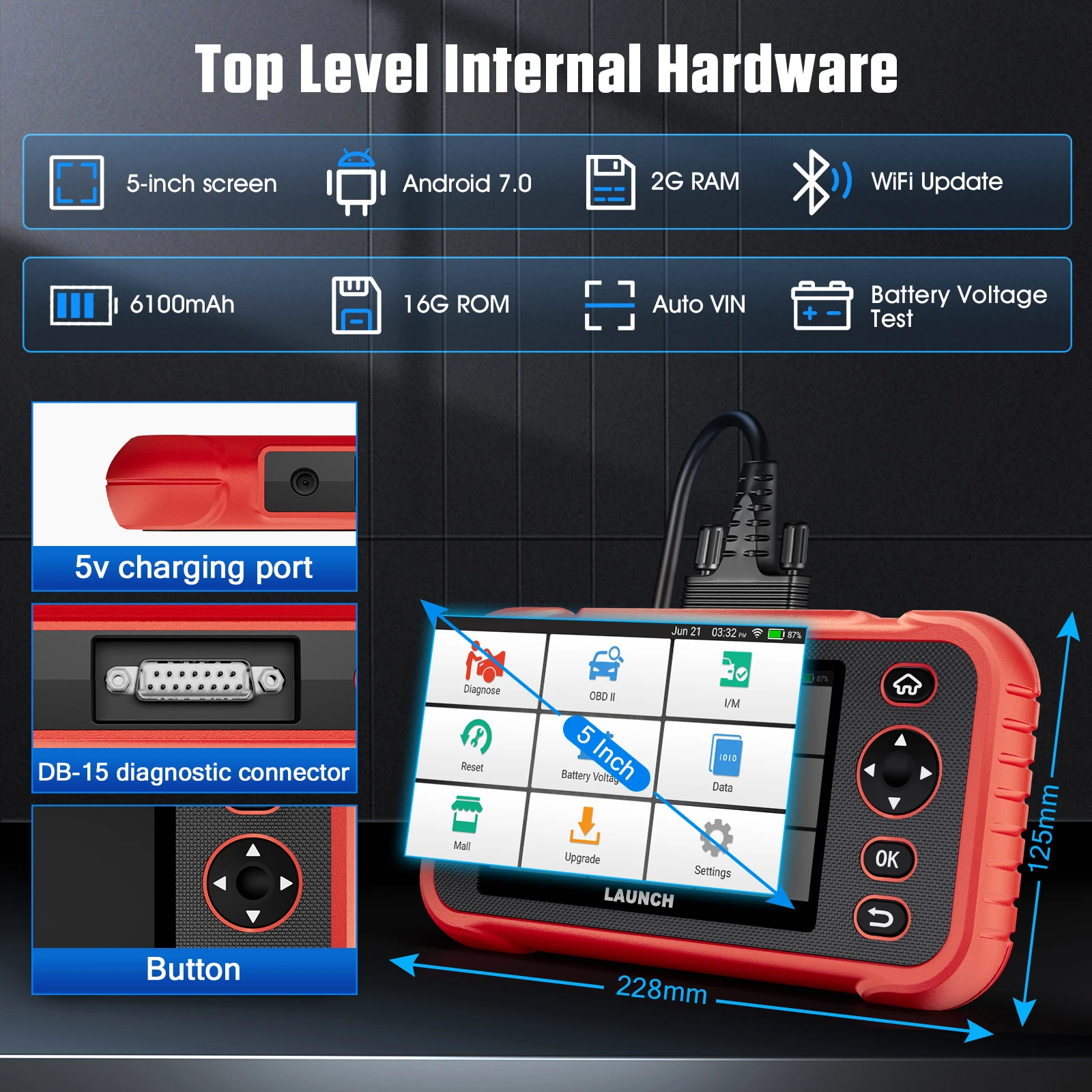 CRP129I Elite 2025 إصدار متعدد النظام ob d2 الماسح الضوئي أداة تشخيص السيارات قارئ رمز المحرك