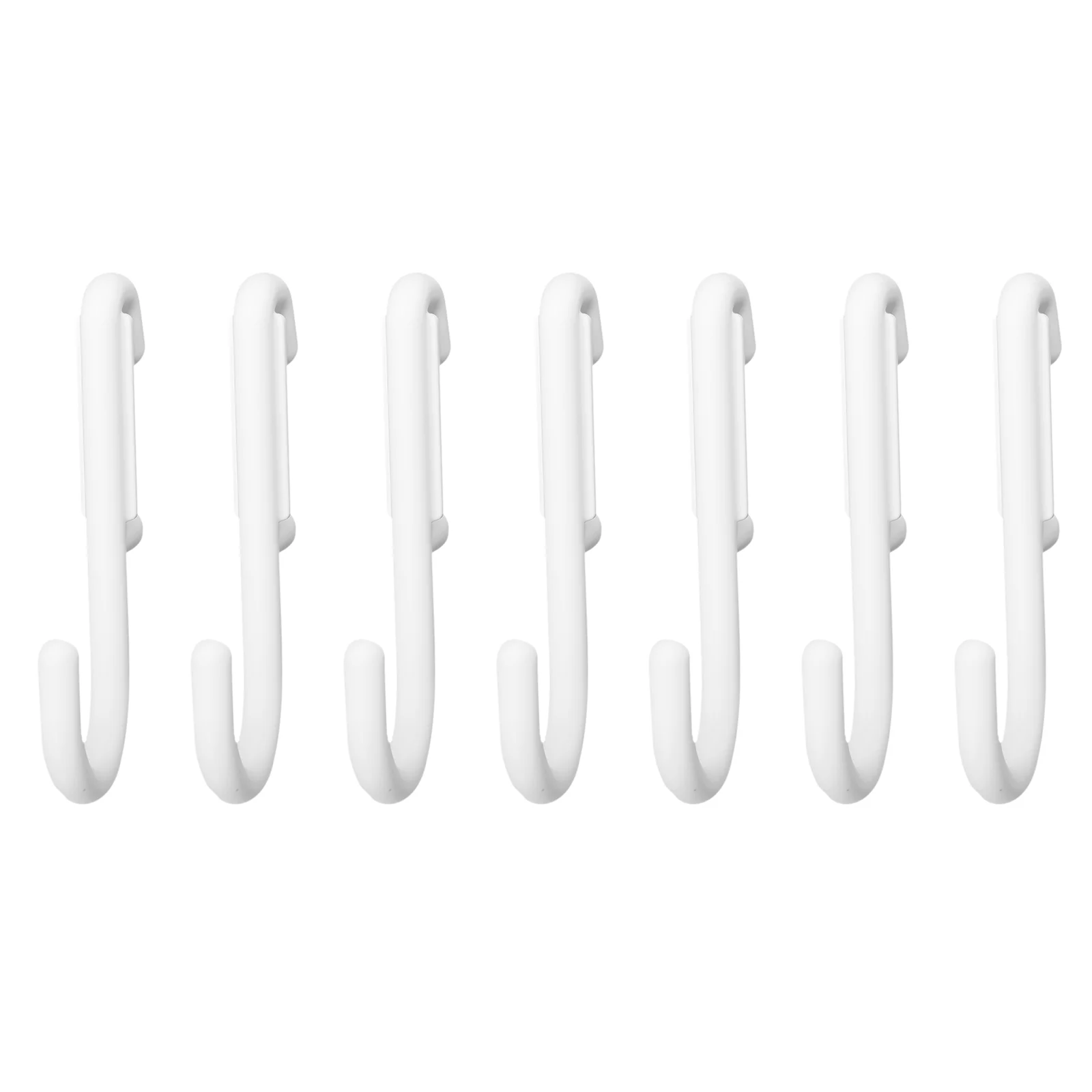 

7 Pcs Heavy Duty Clothes Hanger Rack Peg Board Hook Commodity Shelf No Punching