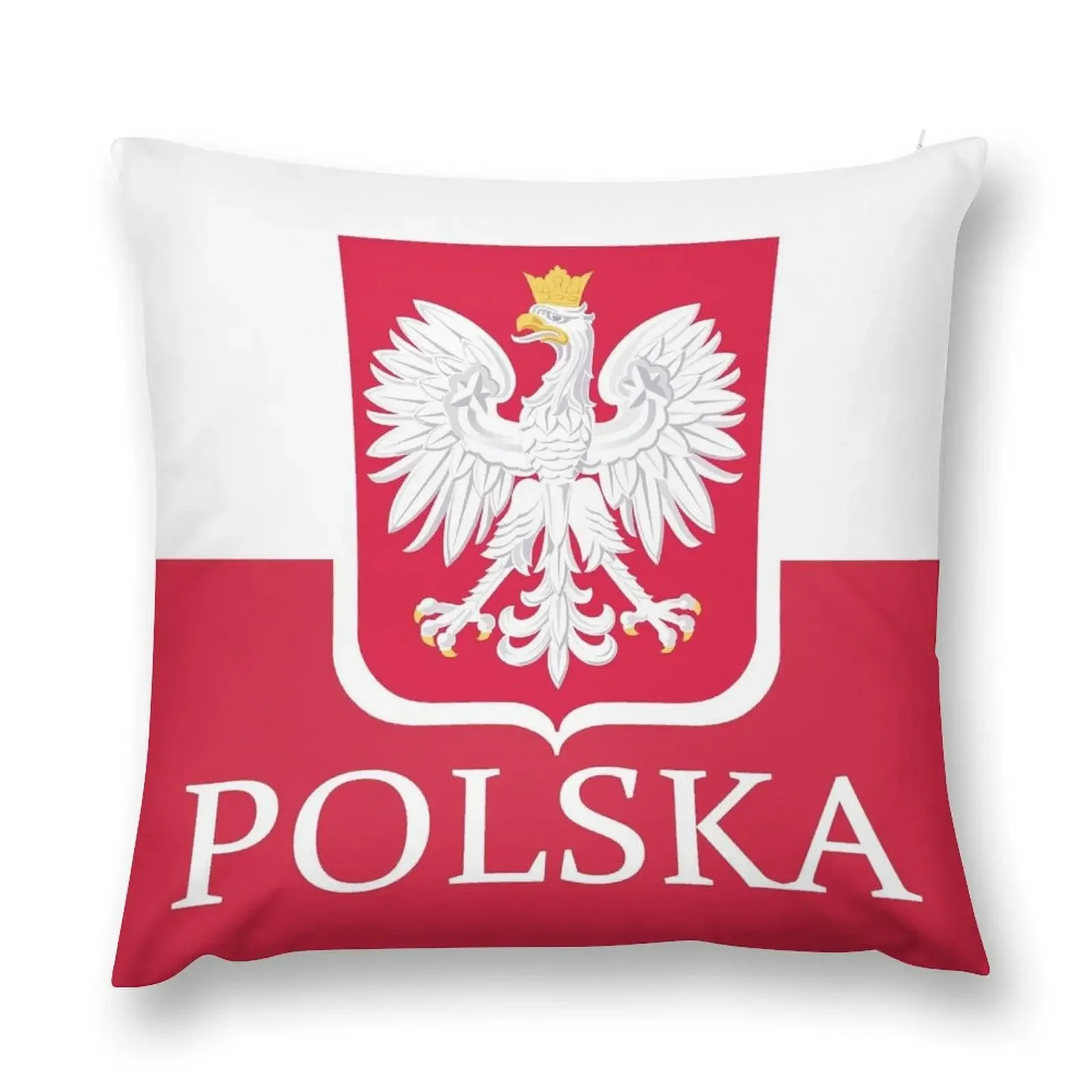 Patriotic Polish Polska Flag Throw Pillow bed pillows Sofa Cushion pillow