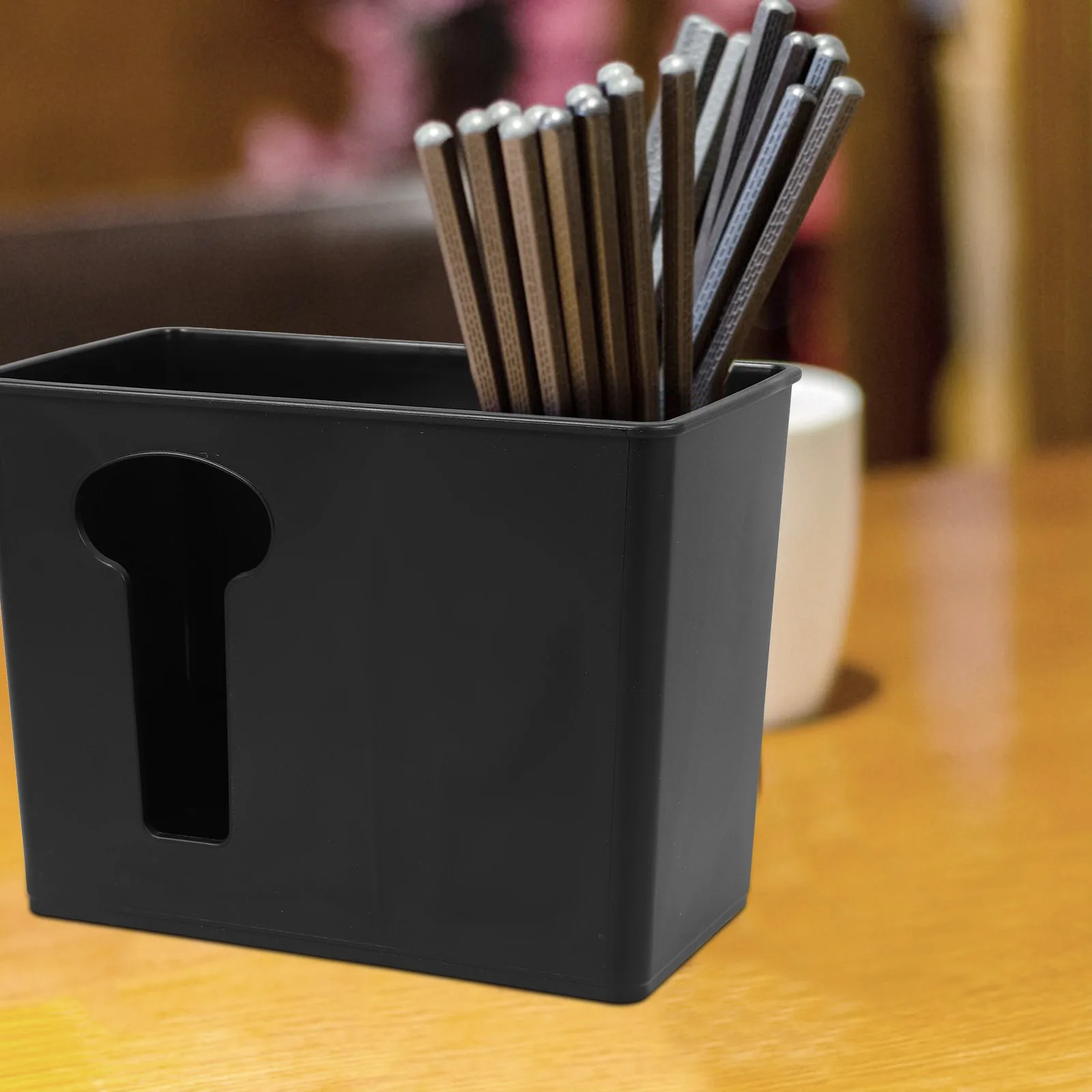 

Cutlery Holder Organizer Plastic Spoon Fork Storage Container With Drainage Holes Kitchen Utensil Holder Dish Draining Rack