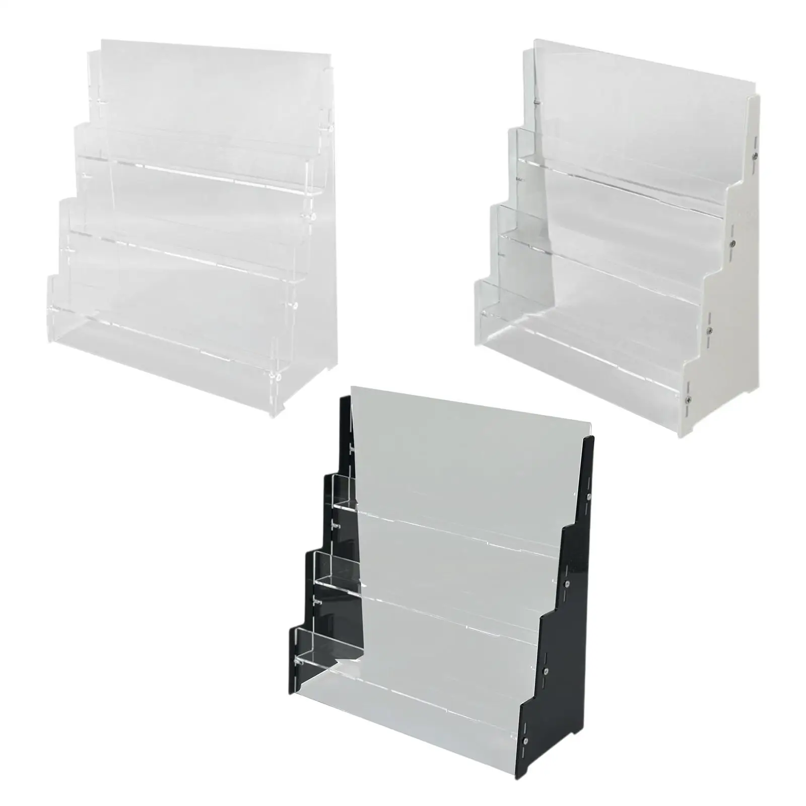 Sport Cards Display Shelf Game Card Storage Holder Tabletop Organizer Storage Deck Card Display Riser for Store Exhibitions