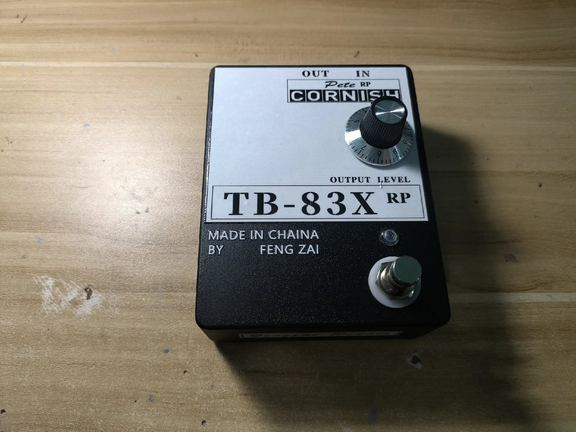 Lilt Pedale Per Chitarra Cornish TB-83X Componente Discreto Monopezzo Fatto A Mano Realizzato A Mano Da Professor Mei Promozione Ad Alta Frequenza-image
