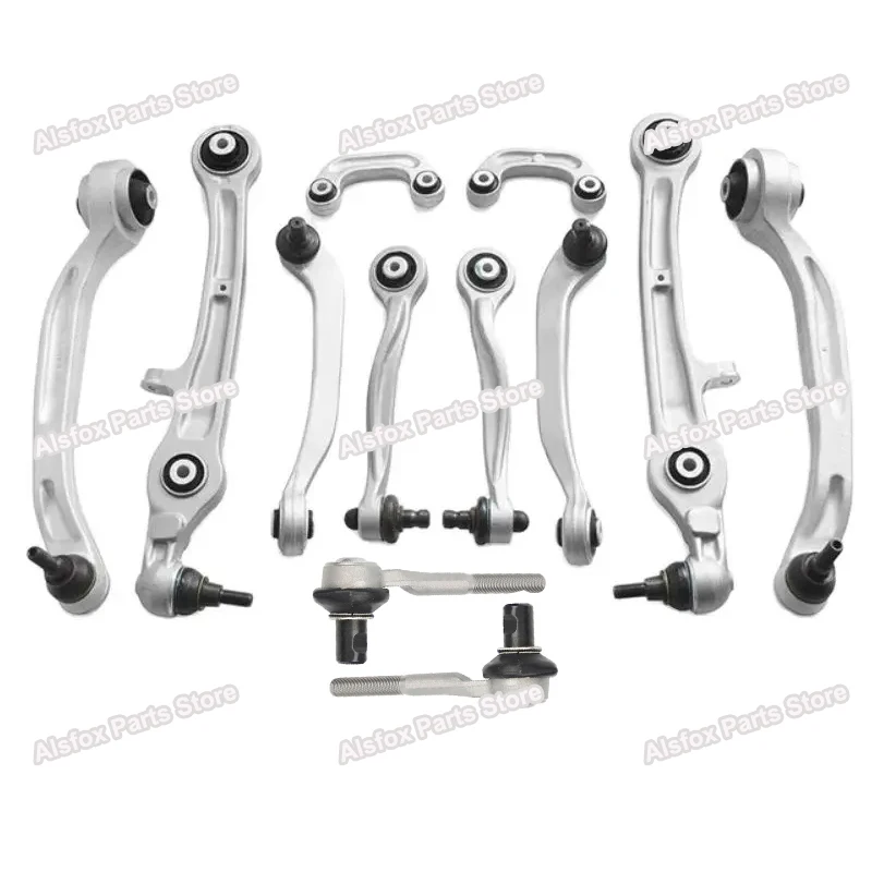 Front Suspension Control Arm Tie Rod Kits For Audi A8 4E2 4E8 4E0407509E 4E0407505E 4E0407693N 4E0407151L 4E0411317E 4E0419811E