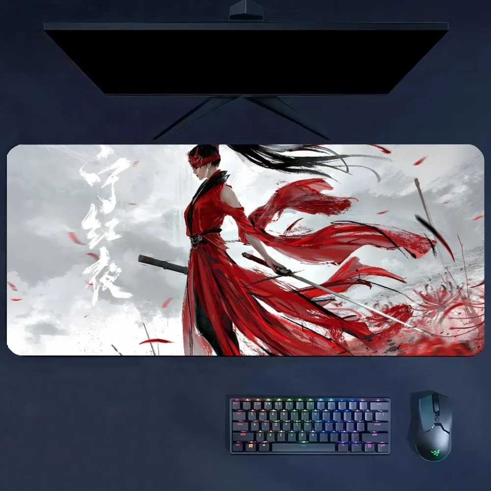 Mouse Arts Pad Martial Large Computer Gaming Bladepoint Accessories Naraka Desk Mats Carpet Games Anti-slip Laptop Soft Mice